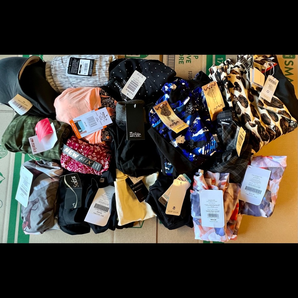38+ NWT & Like New clothing box (various, mystery box)